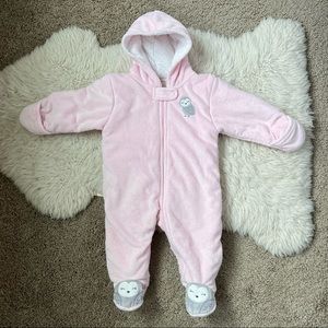 Owl Fleece Snowsuit | JOY by Carter’s | 6 mo